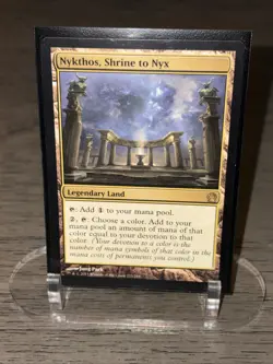 Magic the Gathering - Nykthos, Shrine to Nyx - Theros - Regular - Land LP - mtg - Image 1