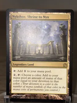 Magic the Gathering - Nykthos, Shrine to Nyx - Theros - Regular - Land LP - mtg - Image 3
