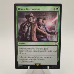x1 MTG Heroic Intervention Universes Beyond: Fallout Regular R 0202 NM - Image 1
