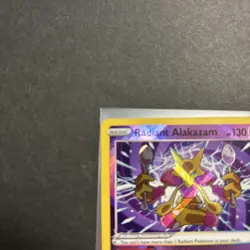 Pokemon Radiant Alakazam 059/195 Silver Tempest Radiant Rare NM - Image 3