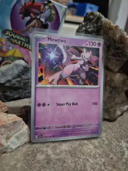 pokemon Cards Mewtwo Basic 1pcs+1pcs Sleeve 2024 #059/142 - Image 1