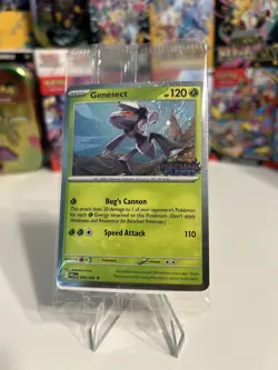Genesect (Cosmos Holo) (Best Buy Exclusive) 008/094 Rare Holo Pokemon SEALED NM - Image 1