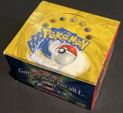 ORIGINAL POKEMON BASE SET BOOSTER BOX - NO PACKS - OPENED - M/NM - EXCLNT COND - Image 1