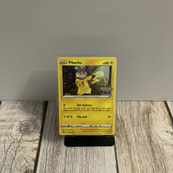 Pokemon Go Pikachu Holo Black Star Promo SWSH234 TCG NM - Image 1