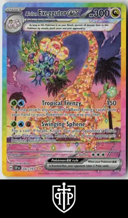 Pokemon - Alolan Exeggutor ex 242/191 Surging Sparks - - NM - Image 1