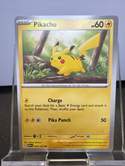 Pikachu 025/165 Pokemon Sv: Scarlet & Violet 151 Regular - NM - Image 1