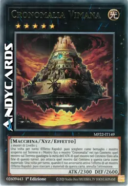 CRONOMALIA VIMANA • (Chronomaly Vimana) • Rara • MP22 IT149 • 1Ed • Yugioh! - Image 1