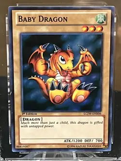2013 Yu-Gi-Oh! Baby Dragon Super Rare LC4 1st First Edition #LCJW-EN006 CGC 7 - Image 5
