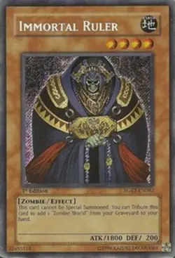 Yugioh! LP Immortal Ruler - RGBT-EN082 - Secret Rare - Unlimited Edition Lightly - Image 1