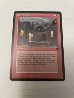 Falling Star Legends Magic: The Gathering Trading Card LP - Image 1