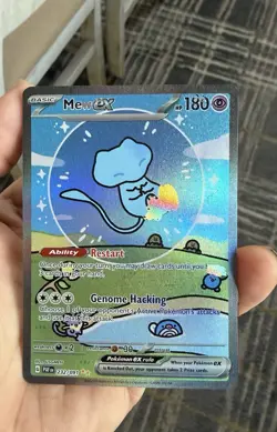ERROR Card Mew ex 232/091 SV: Paldean Fates Holo 1:1 Rare - Image 1