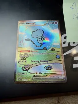 ERROR Card Mew ex 232/091 SV: Paldean Fates Holo 1:1 Rare - Image 4