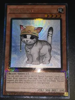 Rescue Cat RA02-EN001 (PCR) Yugioh Fast Ship - Image 1