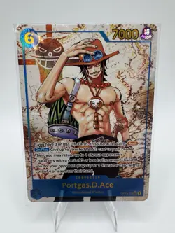 NM Portgas.D.Ace OP13-119 Alternate Art One Piece Card Game English - Image 1