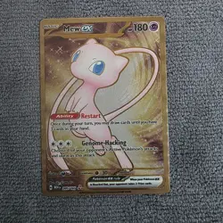 Pokemon TCG Mew EX Metal 205/165 Promo Card Scarlet & Violet 151 - Image 1