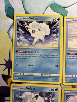 Alolan Vulpix, Alolan Ninetales 6 Card Lot - Non/Reverse-holo - Image 2