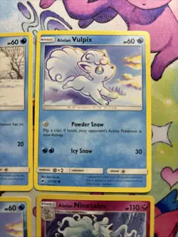 Alolan Vulpix, Alolan Ninetales 6 Card Lot - Non/Reverse-holo - Image 4