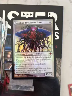 MTG Emrakul, the Aeons Torn Rise of the Eldrazi Prerelease Promo Foil - Image 1