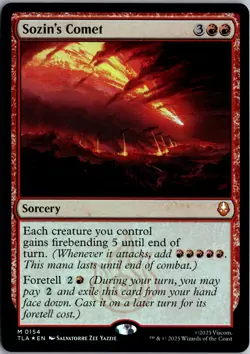 Sozin's Comet M Avatar: The Last Airbender 154 NM Foil Magic - Image 1