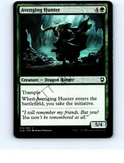 Avenging Hunter #215 Cmn Commander Legends Battle Baldur's Gate MTG NP NM/NM+ - Image 1