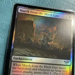 March from the Black Gate Universes Beyond: LOTR Uncommon Foil NM MTG - Image 3