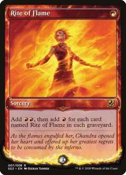 Rite of Flame Signature Spellbooks NM MTG - Image 1