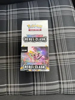 Pokemon TCG SWSH Rebel Clash Half Booster Box 18 Pack (no Shrink) - Image 1