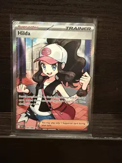 Pokemon TCG Hilda 164/086 White Flare Holo Full Art Ultra Rare NM - Image 1