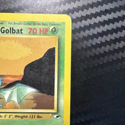Pokemon Gym Heroes Brock's Golbat 39/132 Uncommon Nintendo TCG Vintage HP - Image 3