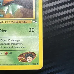 Pokemon Gym Heroes Brock's Golbat 39/132 Uncommon Nintendo TCG Vintage HP - Image 5