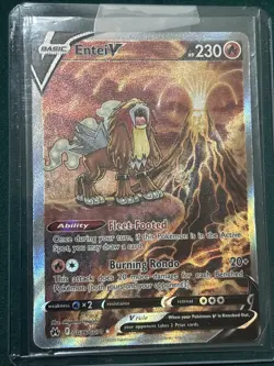 2023 POKEMON SWORD AND SHIELD CROWN ZENITH GG36 FULL ART/ENTEI V - Image 2