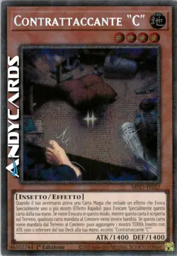 CONTRATTACCANTE C • (Retaliating C) • Rara Starlight • MP25 IT027 • 1Ed • Yugioh - Image 1
