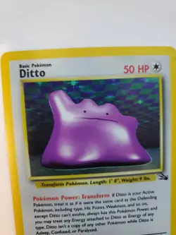 Dito Fossil Holo Pokemon Card Base Jungle WOTC NM U - Image 5
