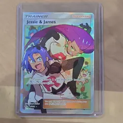 Jessie & James 68/68 Full Art Hidden Fates Trainer Pokemon Card NM - Image 1