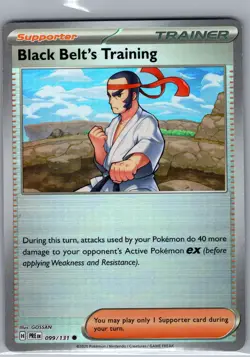 Black Belt's Training Poke Ball 099/131 SV: Prismatic Evolutions - Pokemon Card - Image 1