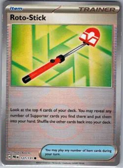 Roto-Stick Poke Ball 127/131 SV: Prismatic Evolutions - Pokemon Card - NM - Image 1