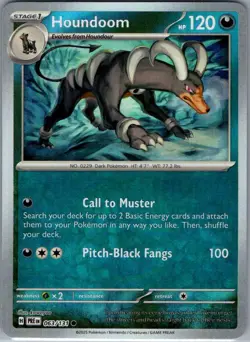 Houndoom Poke Ball 063/131 SV: Prismatic Evolutions - Pokemon Card - NM - Image 1