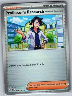 Professor's Research [Professor Sycamore] Poke Ball 125/131 - Pokemon Card - NM - Image 1