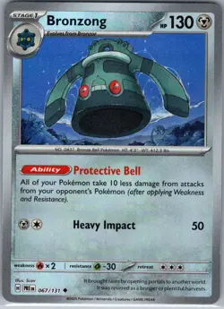 Bronzong Poke Ball 067/131 SV: Prismatic Evolutions - Pokemon Card - NM - Image 1