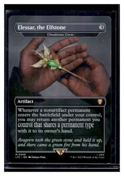 MTG Lord of the Rings Commander #349 Elessar, the Elfstone Mythic Rare (D) - Image 1