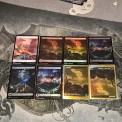 MTG Aetherdrift • Full Art Lands Lot ☆ 8 - Image 1