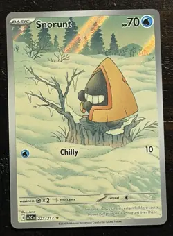 Pokemon TCG Snorunt Illustration Rare Ascended Heroes 227/217 - Image 3