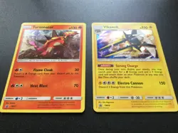 2x Pokemon Sun & Moon Holo Black Star Promo Bundle - SM27 & SM28 TCG Cards - Image 2