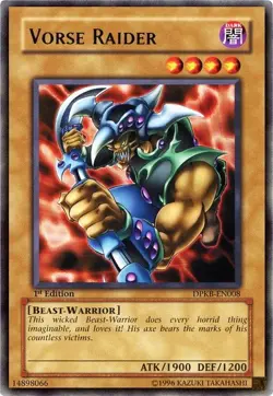 Yugioh! LP Vorse Raider - DPKB-EN008 - Rare - 1st Edition Lightly Played, Englis - Image 1