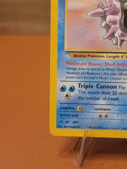 Misty's Cloyster - 29/132 - Pokemon Gym Heroes Unlimited Rare DMG CREASED - Image 4