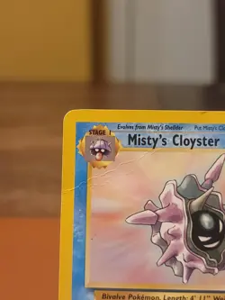 Misty's Cloyster - 29/132 - Pokemon Gym Heroes Unlimited Rare DMG CREASED - Image 5