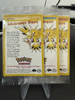 POKEMON SEALED ALL 3 Movie Promo Legendary Birds MOLTRES ARTICUNO ZAPDOS WOTC - Image 1