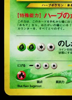 MEGANIUM No.154 NEO PREMIUM FILE 1 JAPANESE POKEMON TCG - Image 4