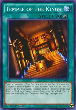 Yugioh! LP Temple of the Kings - DPRP-EN037 - Common - 1st Edition Lightly Playe - Image 1