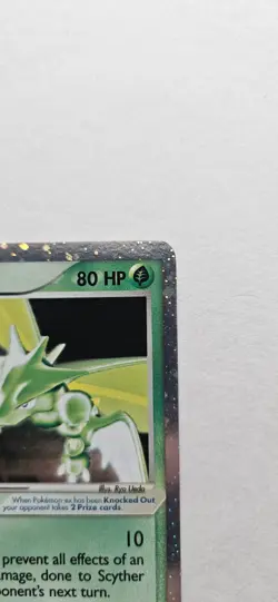 Pokemon Scyther Ex 102/109 Holo Ultra Rare Ruby & Sapphire Pokemon Vintage LP - Image 3